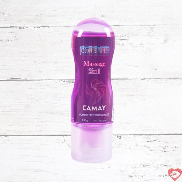  Địa chỉ bán Gel bôi trơn massage hương camay - Cokelife tím - Chai 100ml  hàng mới về 