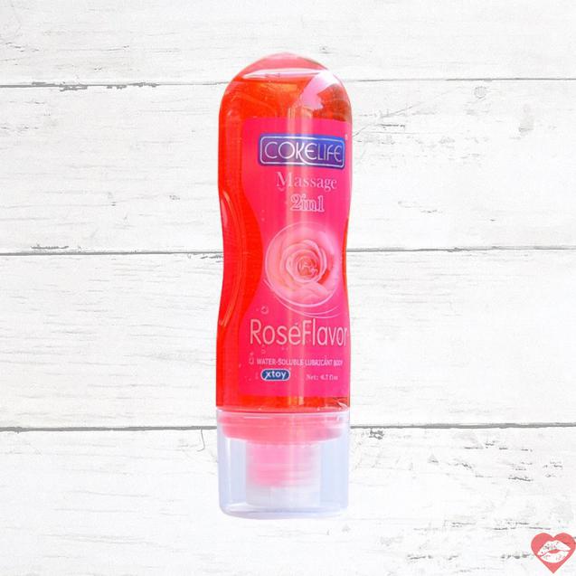  Bỏ sỉ Gel bôi trơn massage hương hoa hồng - Cokelife hồng - Chai 100ml  chính hãng 