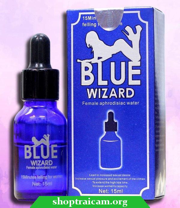Địa chỉ bán Thuốc Blue Wizard kích dục nữ 15ml tác dụng mạnh chính hãng