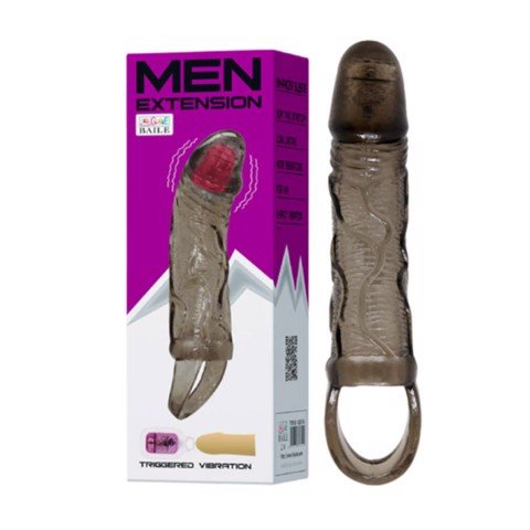 Bao cao su đôn dên tăng kích thước dây đeo và rung đầu Baile Men