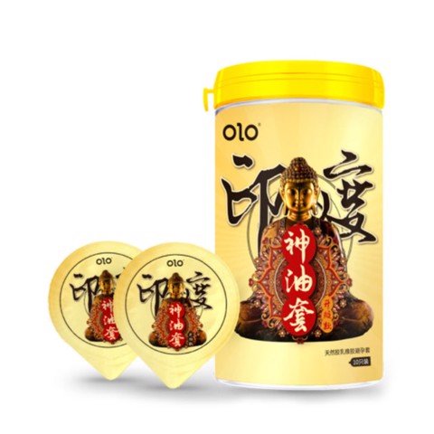 Bao cao su OLO 0.01 Ống Phật Tròn Performa - Gân gai siêu mỏng kéo