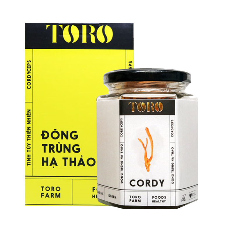 Đông trùng hạ thảo Toro - Sấy thăng hoa nguyên sợi cải thiện chức năng