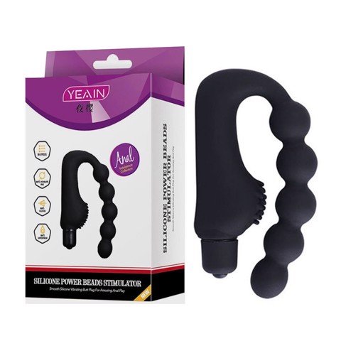 Que rung kích thích hậu môn nhiều chế độ rung dùng pin - Yeain Power