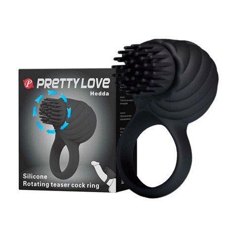 Vòng rung tăng khoái cảm 3 chế độ xoay chống nước sạc điện - Pretty