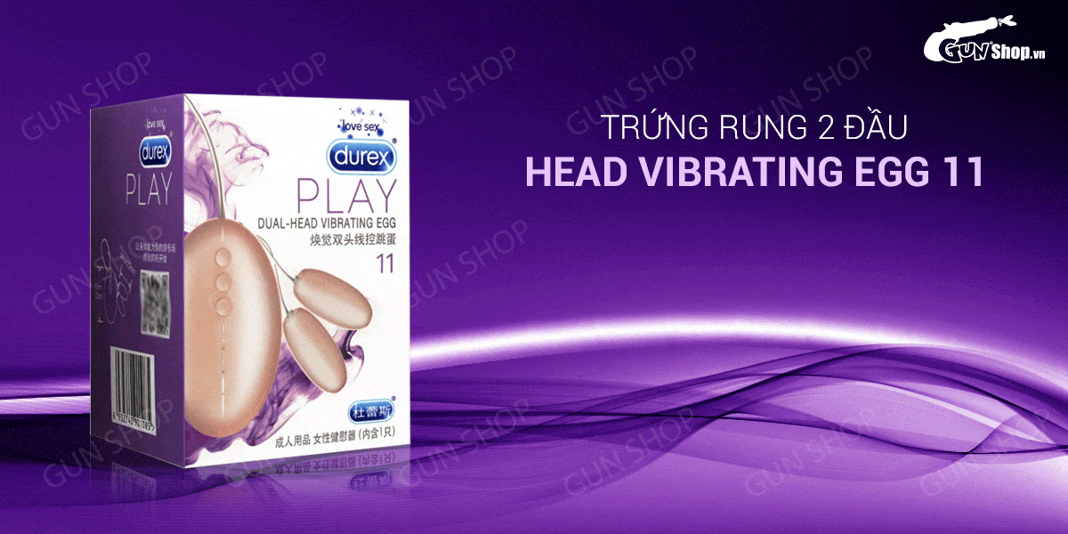 Giá sỉ Trứng rung 2 đầu 12 chế độ rung - Durex Play Dual - Head Vibrating  tốt nhất
