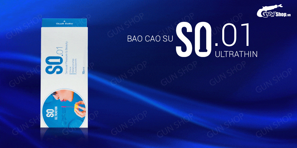 Bao cao su SO Ultrathin siêu mỏng an toàn thoải mái hộp 12