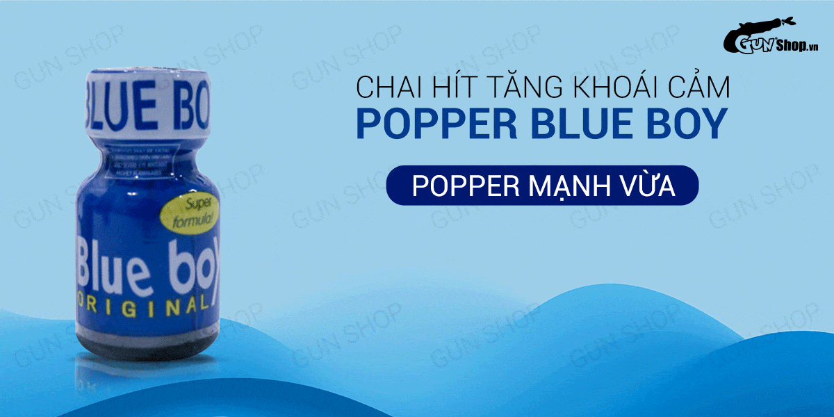 Popper Blue Boy USA 10ml Chính Hãng Mỹ Kích Thích Mạnh