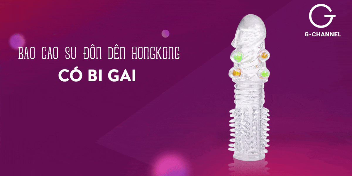 Bao cao su gai Bi tăng kích thước đôn dên cực hấp dẫn