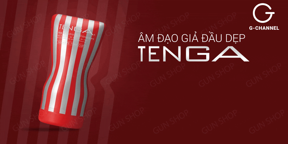 Phân phối Âm đạo giả nhỏ gọn ôm khít đầu dẹp - Tenga Red White  hàng mới về
