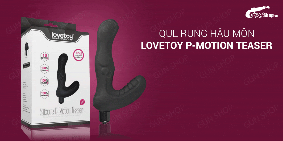 Que rung hậu môn 10 chế độ pin mạnh mượt - Lovetoy P-Motion cao cấp