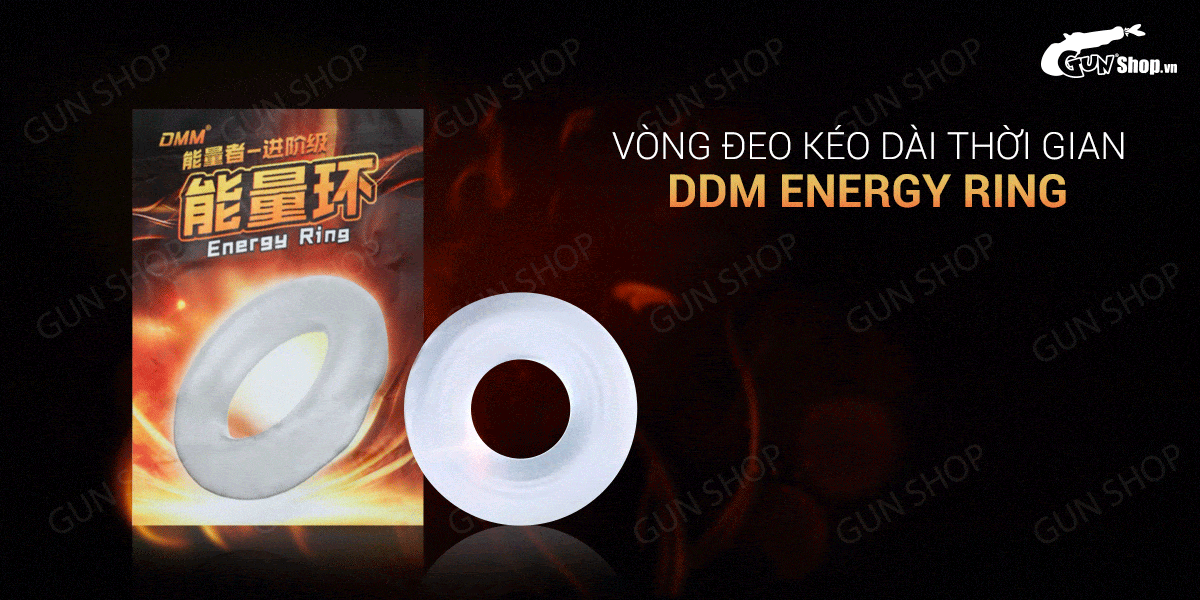 DDM Energy Ring Vòng Đeo Kéo Dài Thời Gian Tăng Cường Sinh Lực