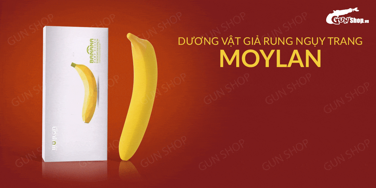 Nhập sỉ Dương vật giả rung ngụy trang hình trái chuối - Moylan  hàng mới về
