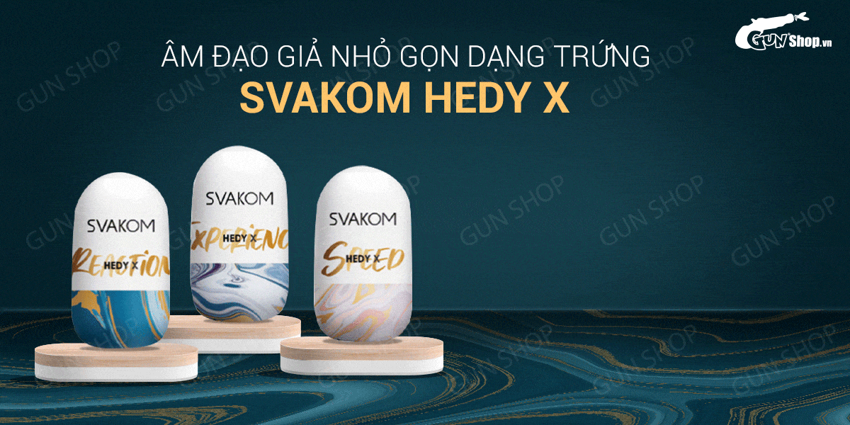 Bán Âm đạo giả nhỏ gọn dạng trứng - Svakom Hedy X giá rẻ