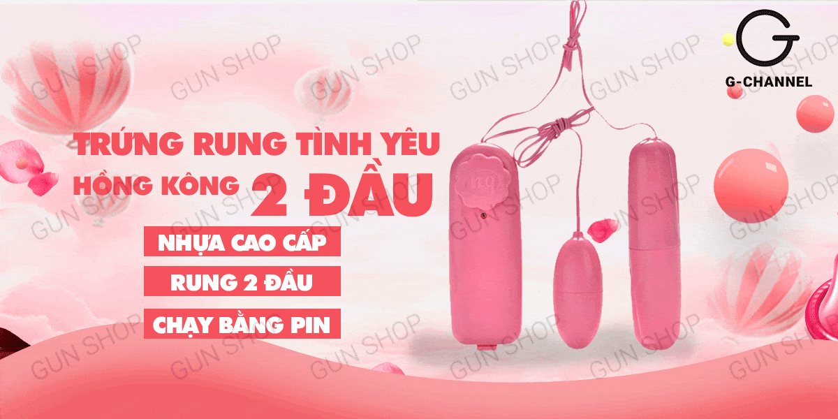 Kho sỉ Trứng rung tình yêu 2 đầu có dây rung mạnh mini nhỏ gọn giá rẻ loại tốt