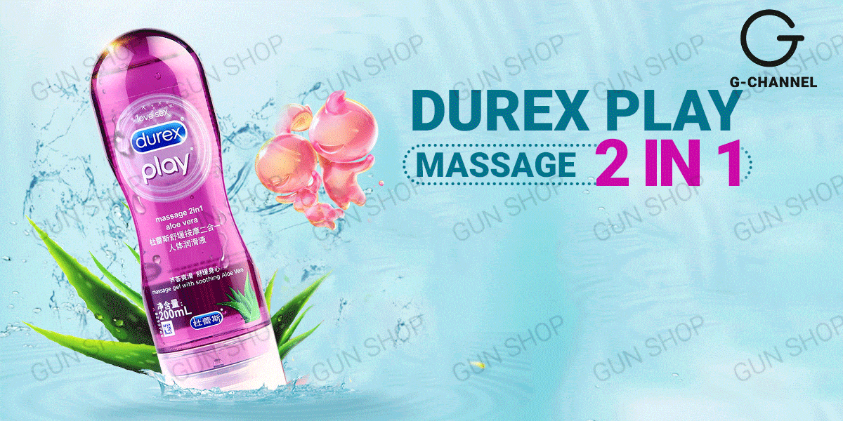 Gel bôi trơn Durex Play 2 in 1 200ml mềm mượt tăng khoái cảm