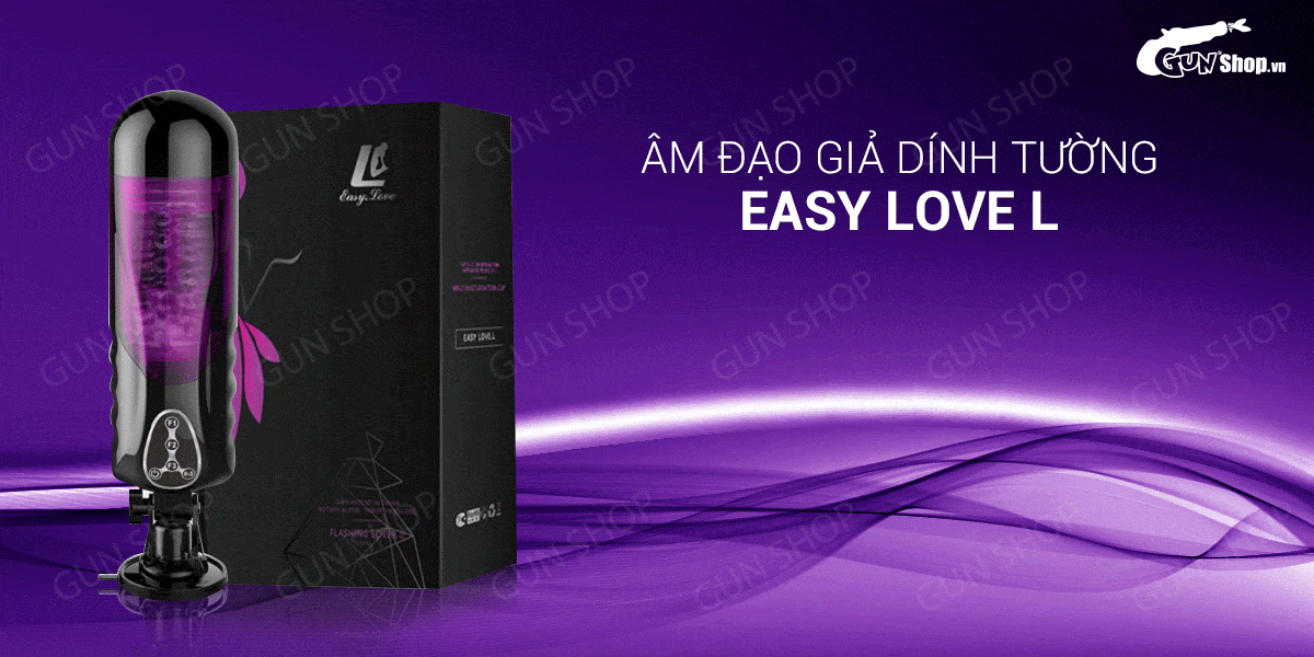 Âm đạo giả xoay thụt tự động sạc tiện lợi Easy Love L