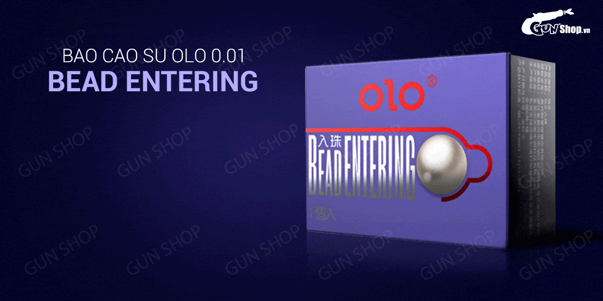 Kho sỉ Bao cao su OLO 0.01 Bead Entering - Siêu mỏng bi tăng thêm 3cm -  tốt nhất