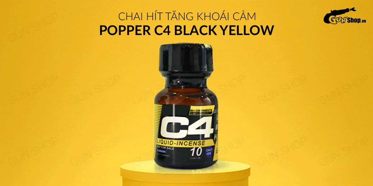 Popper C4 Yellow 10ml Mỹ Chính Hãng USA Giá Tốt Mua Ngay
