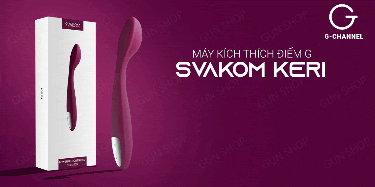 Máy kích thích điểm G Svakom Keri 5 chế độ rung mạnh - Khám phá đam mê