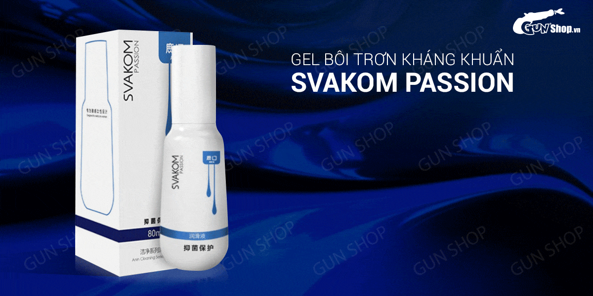 Gel bôi trơn Svakom Passion 80ml dịu nhẹ an toàn chăm sóc vùng kín