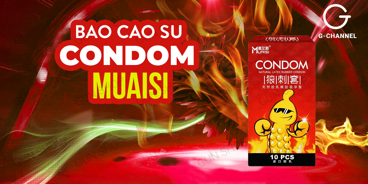 Đại lý Bao cao su Muaisi Hot - Siêu điểm nổi nóng ấm - Hộp 10 cái  có tốt không?