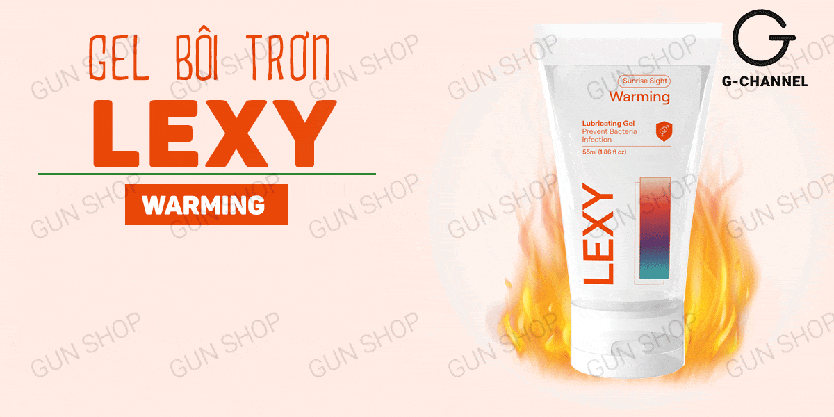 Cung cấp Gel bôi trơn ấm nóng - Lexy Warming - Chai 55ml  giá tốt