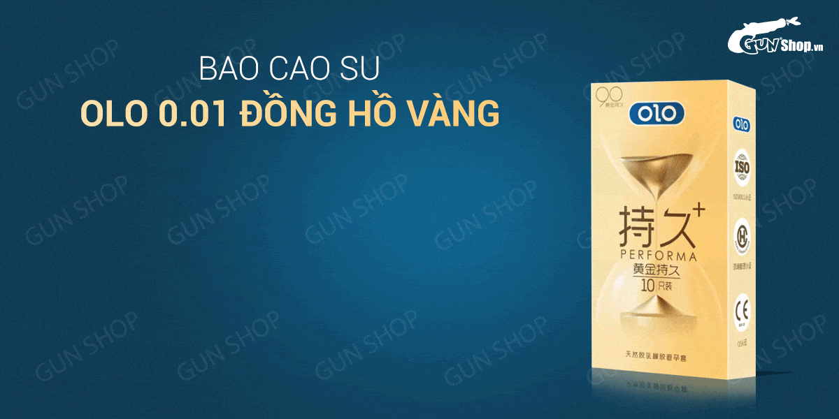 Phân phối Bao cao su OLO 0.01 Đồng Hồ Vàng - Kéo dài thời gian - Hộp  có tốt không?