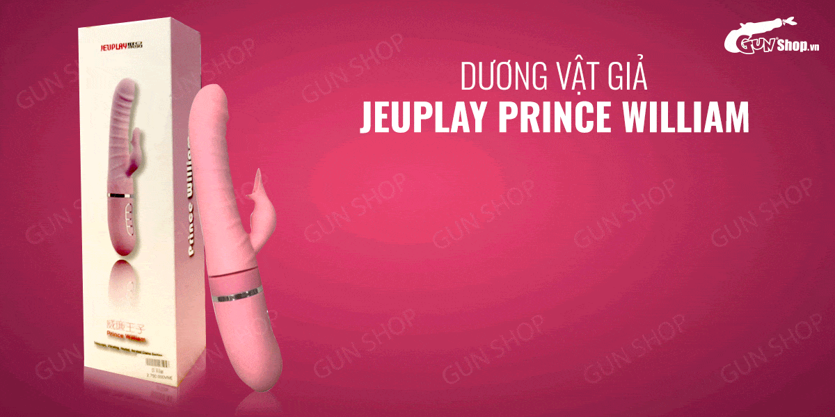 Dương Vật Giả Rung Thụt Tự Động Có Lưỡi Sạc Điện - Jeuplay Prince