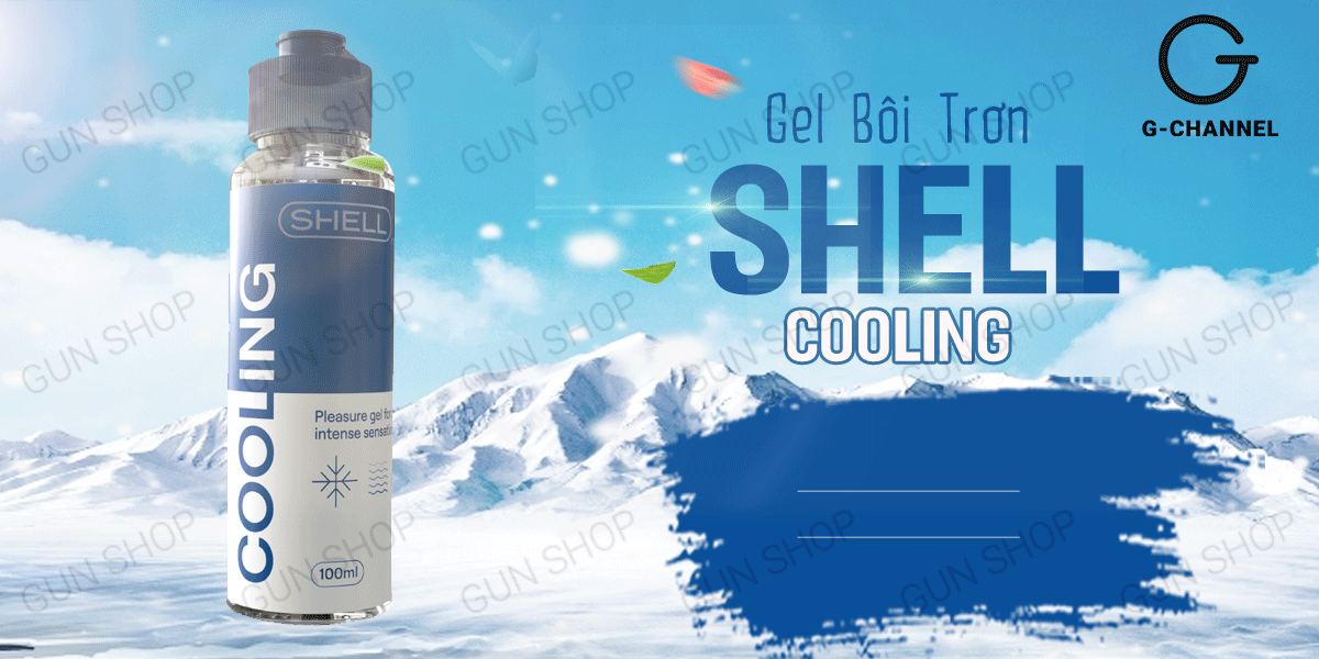 Gel bôi trơn mát lạnh Shell Cooling 100ml - Sảng khoái, kéo dài