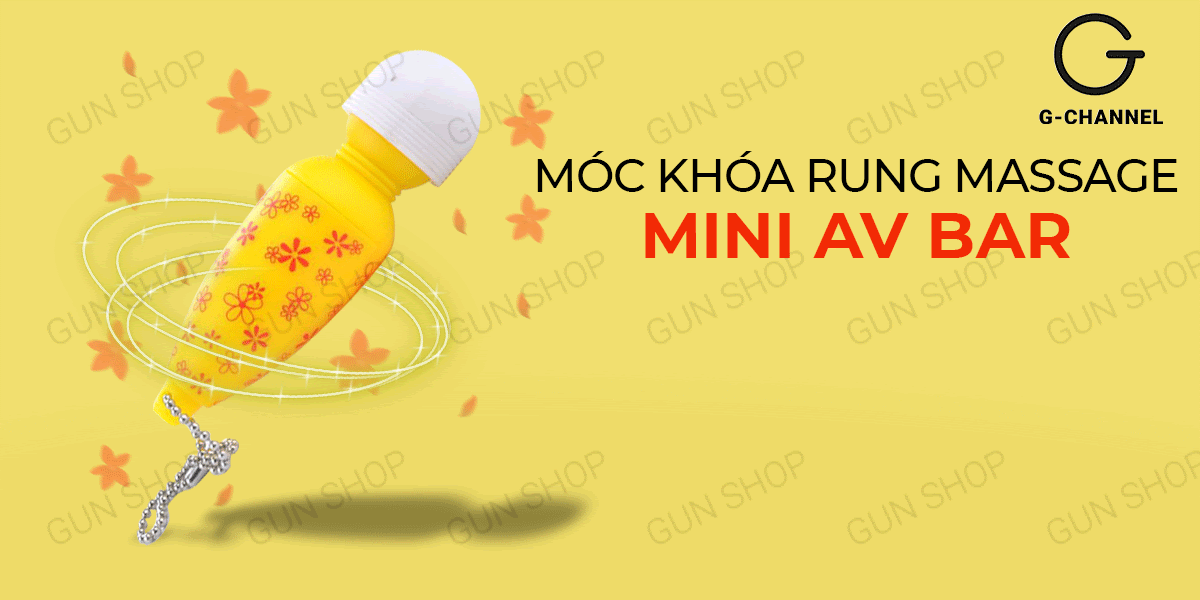 Kho sỉ Móc khóa rung massage - Mini Av Bar giá rẻ