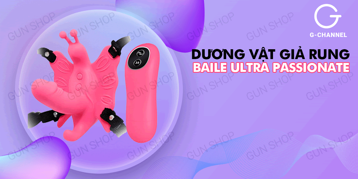 Dương vật giả rung từ xa Baile Ultra siêu kích thích, dễ dùng