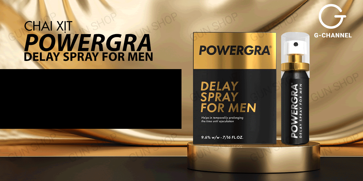 Đại lý Chai xịt Mỹ Powergra Delay Spray For Men - Kéo dài thời gian - Chai  giá sỉ