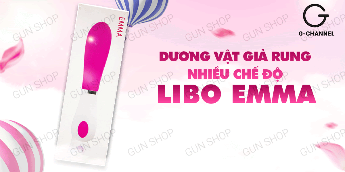 Máy Rung Dương Vật Giả Libo Emma Đa Chế Độ Pin Sạc Cao Cấp