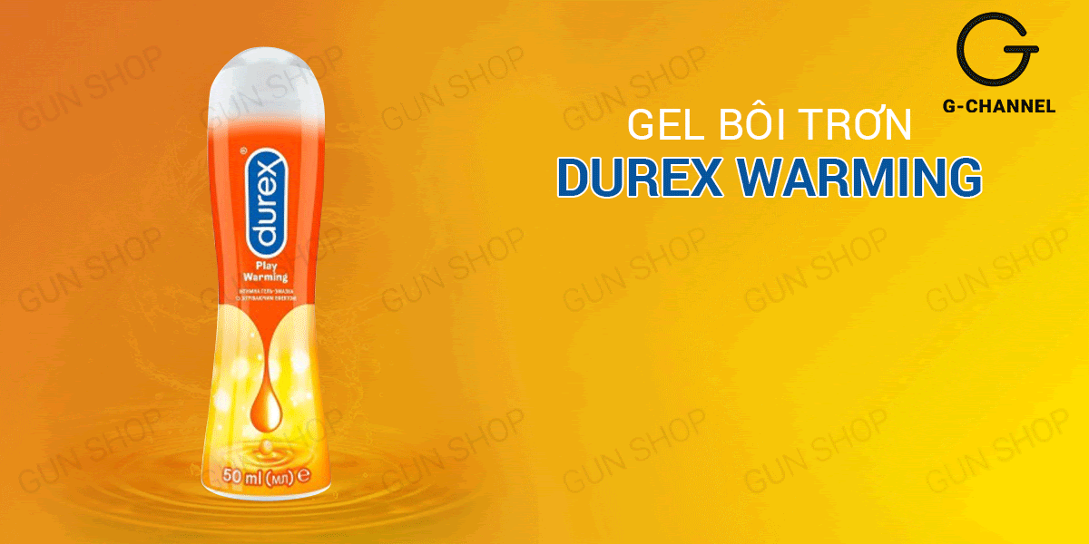 Thông tin Gel bôi trơn nóng ấm - Durex Warming - Chai 100ml giá rẻ