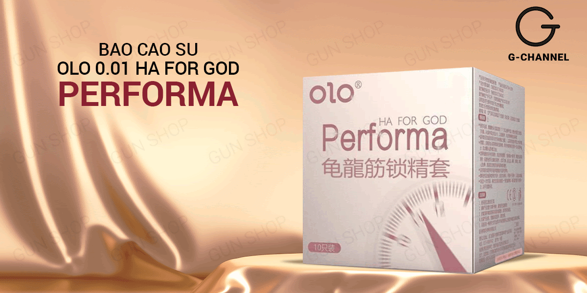 Shop bán Bao cao su OLO 0.01 Performa Ha For God - Siêu mỏng kéo dài thời  mới nhất