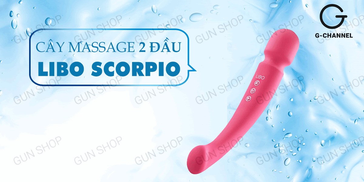 Máy Massage 2 Đầu Libo Scorpio Rung Siêu Mạnh Sạc Điện