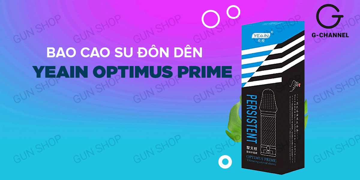 Bao cao su rung Yeain Optimus Prime tăng kích thước sướng mê