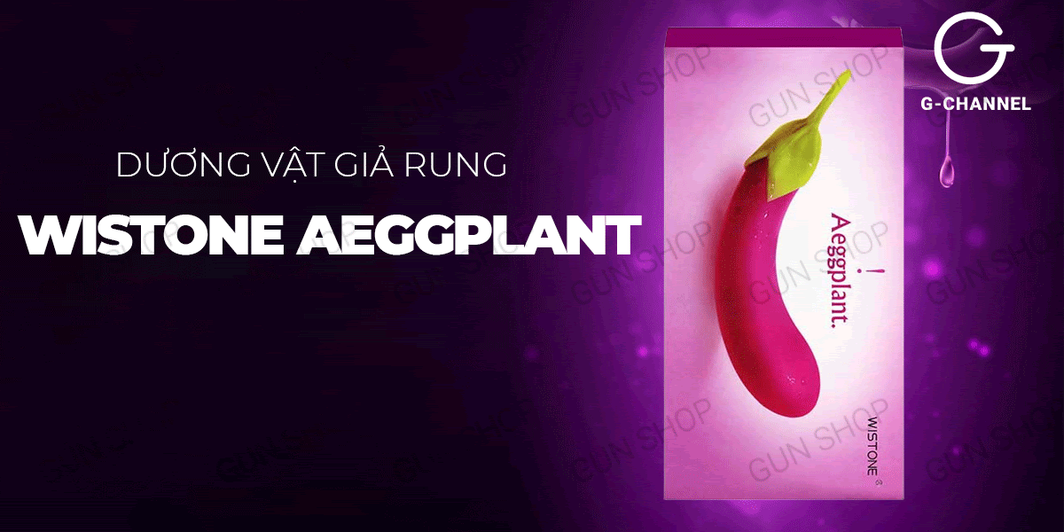 Bỏ sỉ Dương vật giả ngụy trang đa chế độ rung hình quả cà tím - Wistone  giá sỉ
