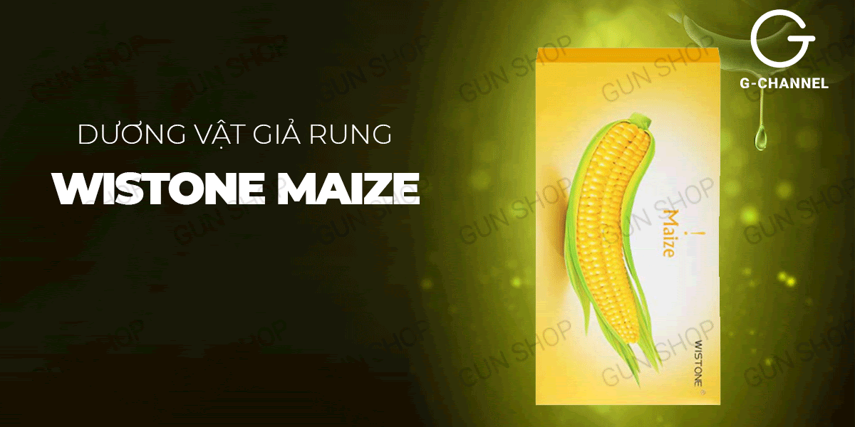 Địa chỉ bán Dương vật giả rung hình trái bắp đa chế độ rung sạc điện - Wistone  cao cấp