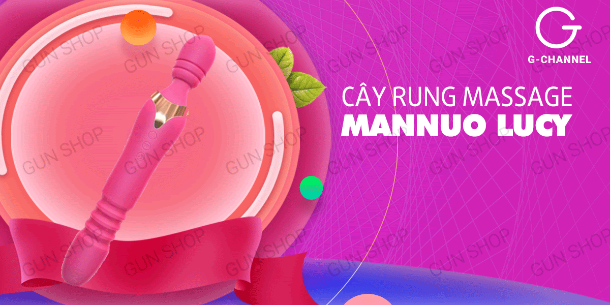 Máy massage toàn thân Mannuo Lucy đa chế độ rung nhiệt sạc tiện lợi