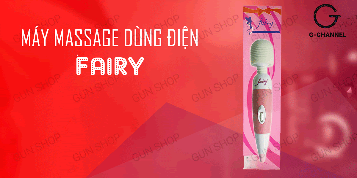 Fairy chày rung tình yêu đa tần số siêu mạnh máy massage điện