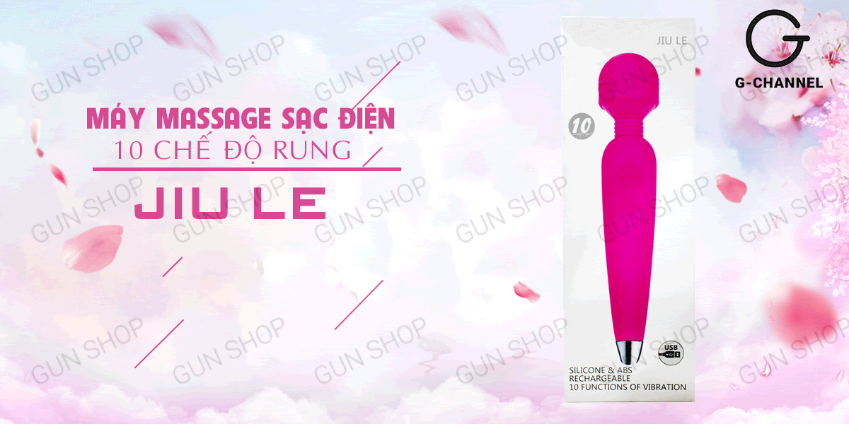 Máy Massage Jiu Le 10 Chế Độ Rung - Giảm Đau Cơ & Thư Giãn