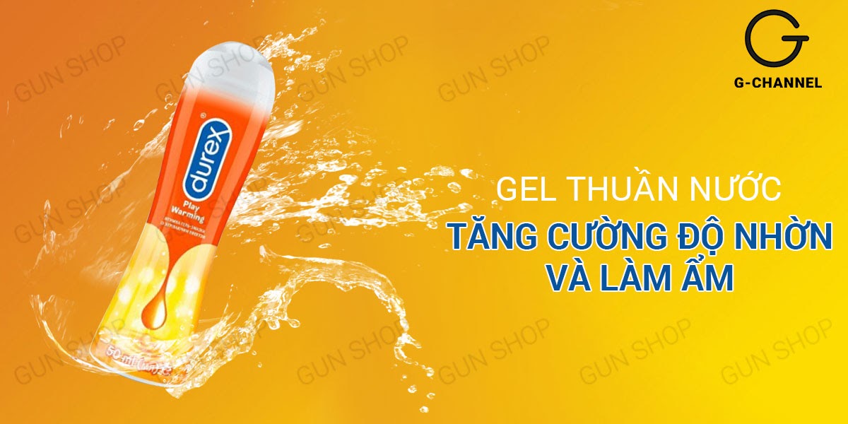 Thông tin Gel bôi trơn nóng ấm - Durex Warming - Chai 100ml giá rẻ