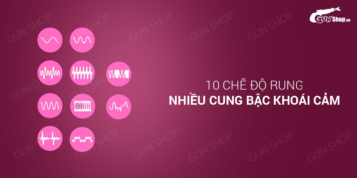 Que rung hậu môn 10 chế độ pin mạnh mượt - Lovetoy P-Motion cao cấp