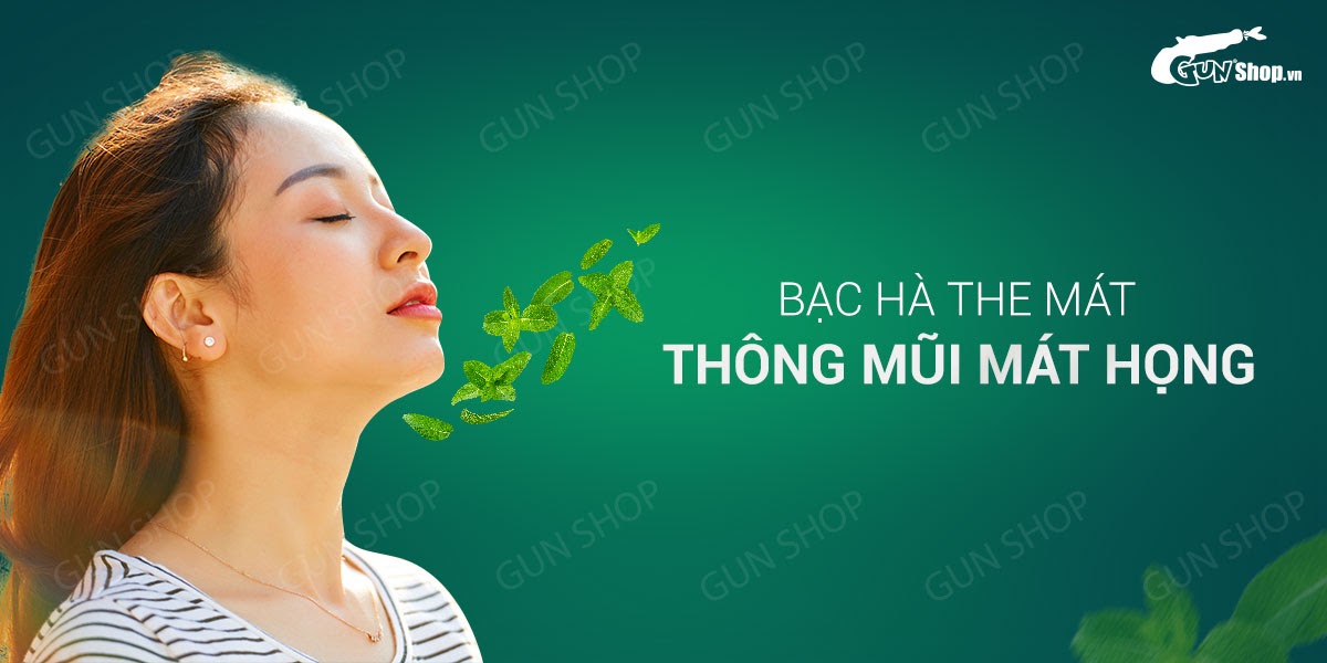 Phân phối Kẹo ngậm BJ phòng the hương bạc hà - kẹo tình yêu Mastic Mint kẹo đổi gió tăng hưng phấn  nhập khẩu