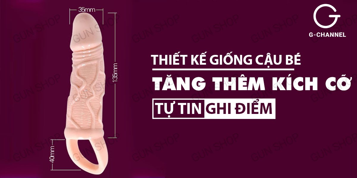 Bao cao su đôn dên Baile Extension dây đeo siêu kích thích