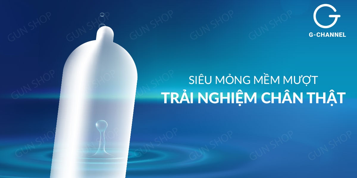 Kho sỉ Bao cao su OLO 0.01 Zero Blue - Siêu mỏng nhiều gel - Hộp 10  loại tốt