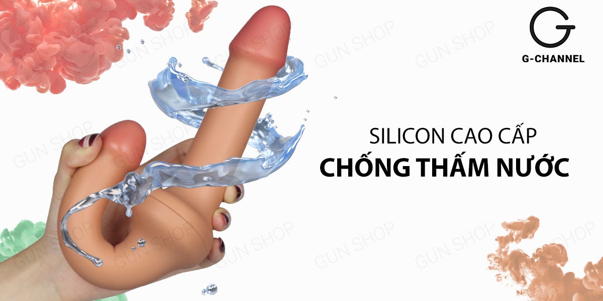 Đại lý Dương vật giả 2 đầu có rung uốn cong đa chiều - Lovetoy Holy Dong  chính hãng