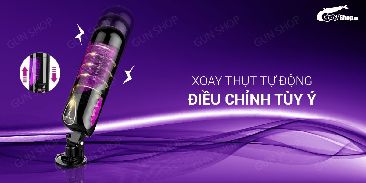 Âm đạo giả xoay thụt tự động sạc tiện lợi Easy Love L