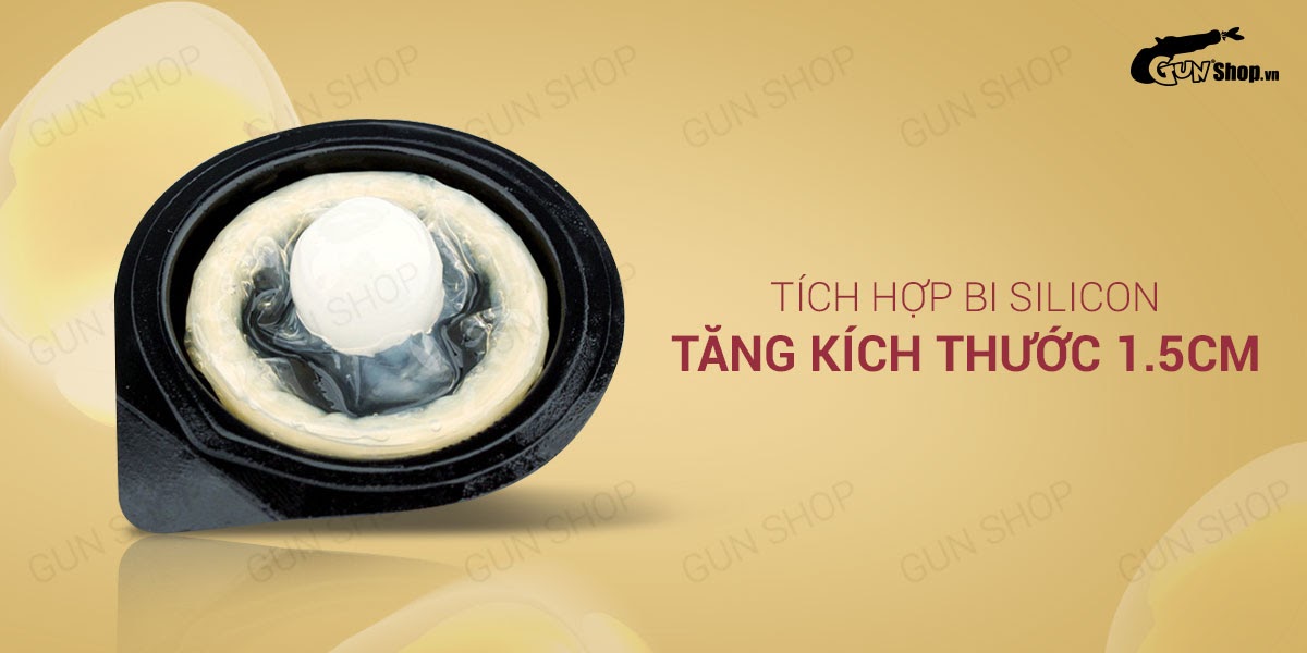 Bao cao su OLO siêu mỏng 0.01 có bi trắng kích thích cực đỉnh
